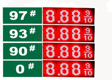 Китай 8,889 4 показ сообщения СИД этапа чисел 7 Мовинг, знак приведенный газовой цены поставщик