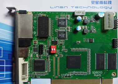 Экран СИД управлением LINSN посылая карточку свободно DVI с USB кабеля привязывает програмное обеспечение КОМПАКТНОГО ДИСКА поставщик