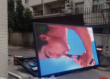 6500cd/двойник дисплея СИД полного цвета переднего обслуживания sqm напольный встали на сторону P10 CE RoHS поставщик