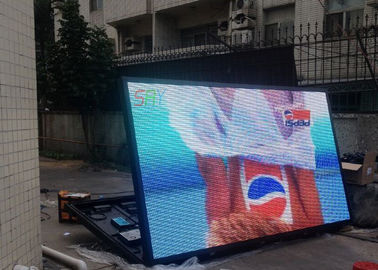 6500cd/двойник дисплея СИД полного цвета переднего обслуживания sqm напольный встали на сторону P10 CE RoHS поставщик